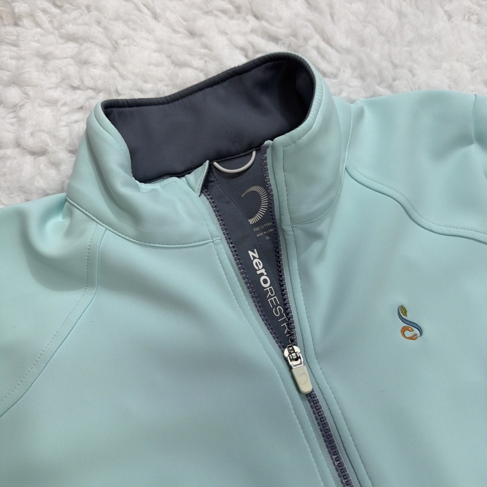 ZERO RESTRICTION Women's XL Full Zip Stretch Jacket Streamsong Golf Florida Rare